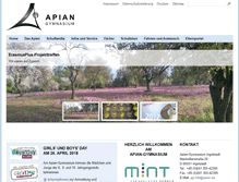 Tablet Screenshot of apian.de